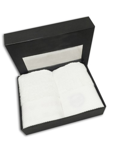 TWLP002  Order towel box  design hot LOGO towel box towel box garment factory back view